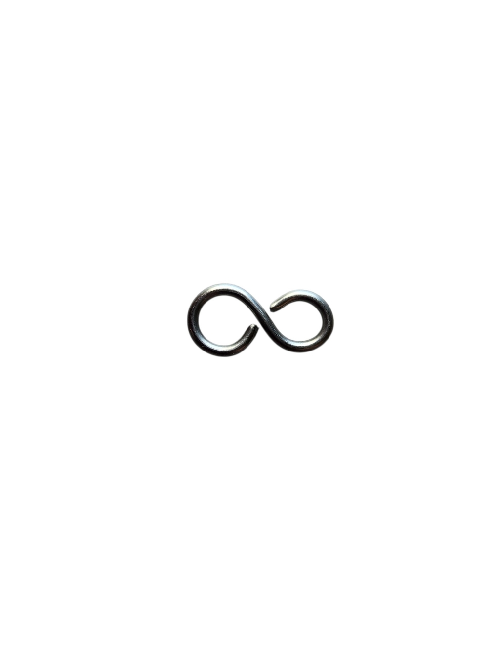 Silver Infinity Connector/Extender Charm 0.5 Inch